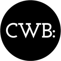 Black and white magazine logo for CWB.