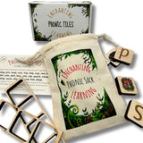 Phonics Tiles Kit | Wooden Tiles, Frames and Sack for Phonics Play