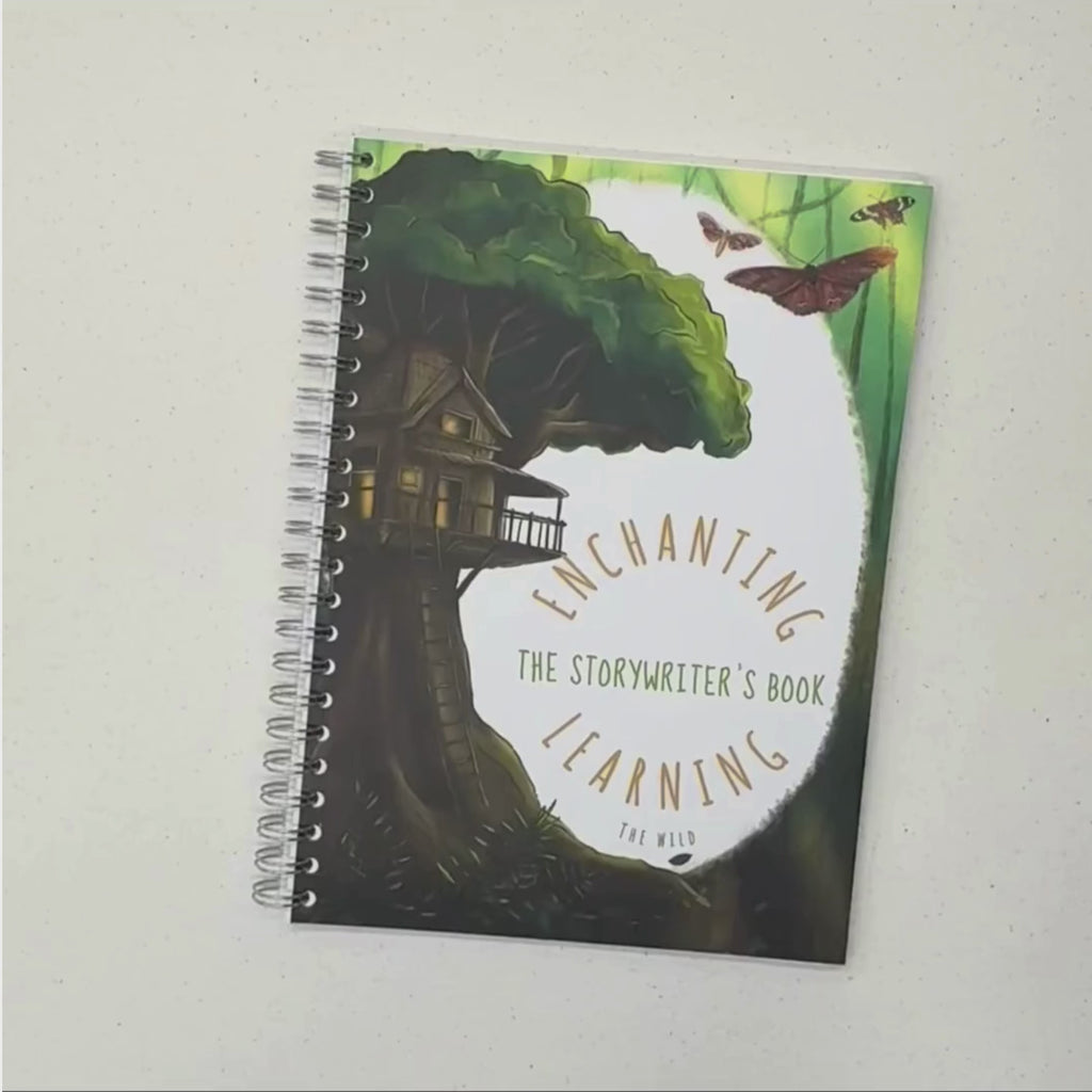 jungle themed kids writing book with planning ,writingand ddrawing pages.
