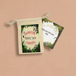 Enchanting Phonics Sack with cards on a beige background