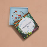 Phonics cards box with 'The Phive' branding on a beige background